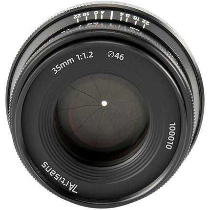7Artisans 35mm f/1.2 Mark II Objetivo Sony E Manual Apertura 46mm