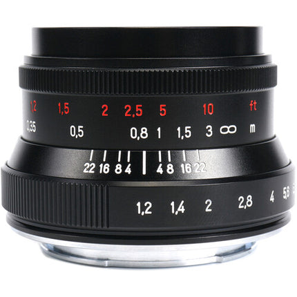 7Artisans 35mm f/1.2 Mark II Objetivo Sony E Manual Apertura 46mm