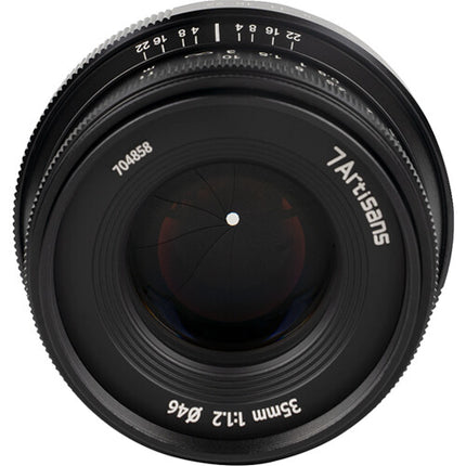 7Artisans Objetivo 35mm f1.2 Mark II para FUJIFILM X Montura APS-C 52.5mm