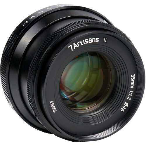 7Artisans 35mm f/1.2 Mark II Objetivo Sony E Manual Apertura 46mm