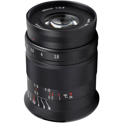 7Artisans 60mm f/2.8 Macro Mark II para FUJIFILM X objetivo macro f/2.8 a f/16 1:1 aumento