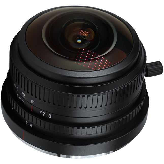 7Artisans 4mm f2.8 Lente Ojo de Pez Circular para Micro Cuatro Tercios 225° Ángulo Visión