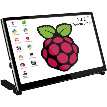 Wimaxit M1012 Pantalla Táctil 10.1" IPS 1024x600 con Altavoces para Raspberry Pi