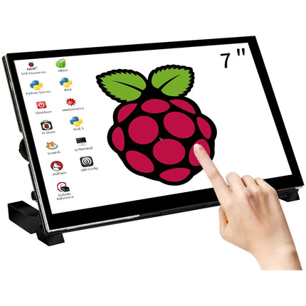 Wimaxit M728 Pantalla táctil 7" IPS 1024x600 para Raspberry Pi con altavoces