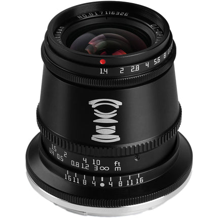 TTArtisan Objetivo 17mm f1.4 para Nikon Z Formato APS-C Multicapa 40.5mm