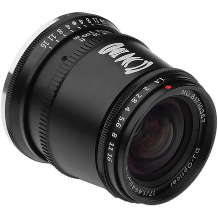 TTArtisan 17mm f1.4 Objetivo para FUJIFILM X Montura X APS-C 25.5mm