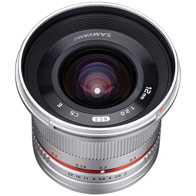 Samyang 12mm f 2 0 NCS CS Objetivo Micro Cuatro Tercios 67mm Filtro