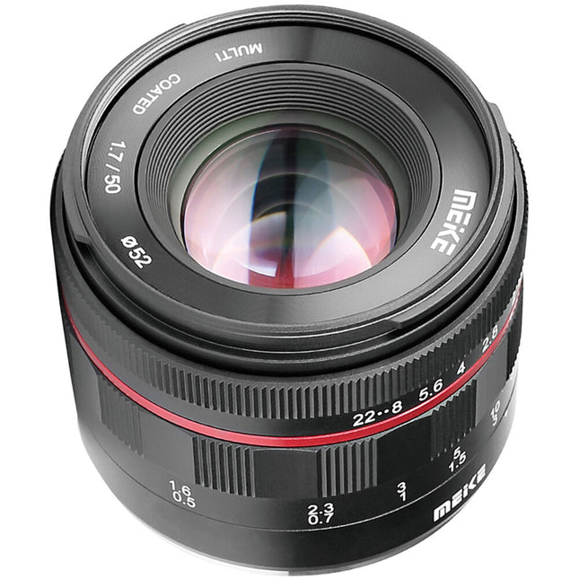 Objetivo Meike MK-50mm f/1.7 para Sony E Montura E Full Frame f/1.7-22
