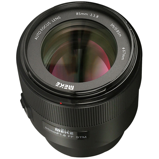 Meike 85mm f/1.8 Lente Full Frame Autoenfoque Sony E con Motor STM y Diafragma de 9 Hojas