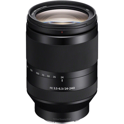 Sony FE 24-240mm f/3.5-6.3 OSS objetivo estabilizador 7 palas y motor lineal