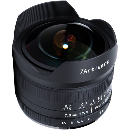 7Artisans 7.5mm f/2.8 II Lente Ojo de Pez Micro Cuatro Tercios 190° 15mm