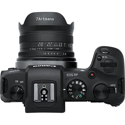7Artisans 7.5mm f/2.8 II Lente Ojo de Pez Canon RF APS-C 190° ángulo
