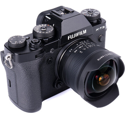7Artisans 7.5mm f2.8 II Lente Ojo de Pez para FUJIFILM X 190° ángulo de visión