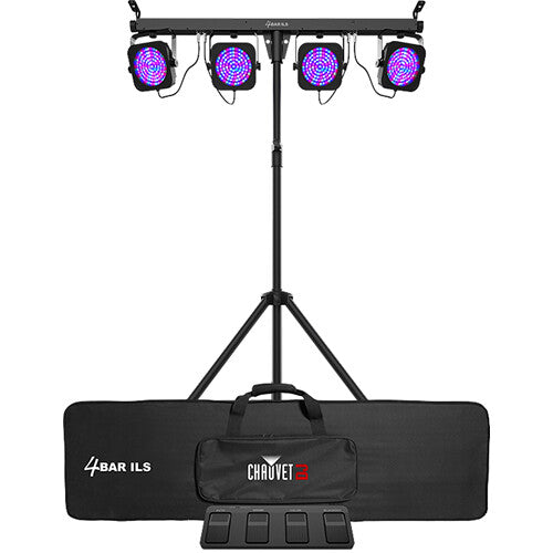 CHAUVET DJ 4BAR ILS Sistema de Iluminación RGB 4-Par 17° Haz WiFi