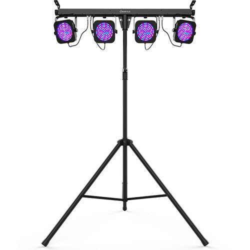 CHAUVET DJ 4BAR ILS Sistema de Iluminación RGB 4-Par 17° Haz WiFi