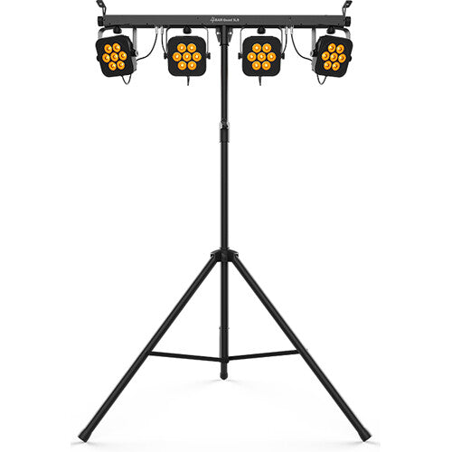 CHAUVET DJ 4Bar Quad ILS Sistema de Iluminación RGBA 28 LEDs 14° haz con control inalámbrico