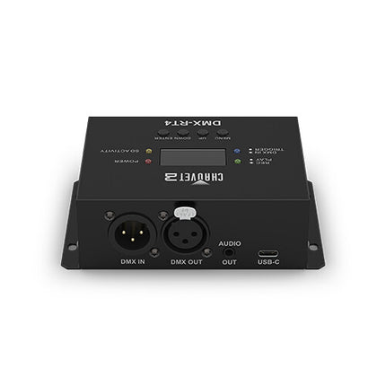 CHAUVET DJ DMX-RT4 Grabador Reproductor con Memoria 32GB y Triggers Independientes