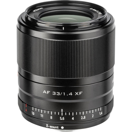 Viltrox AF 33mm f1.4 XF lente para cámara Fujifilm X con motor STM y diafragma de 9 hojas