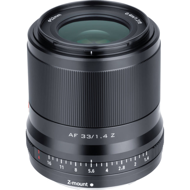 Viltrox AF 33mm f/1.4 Z Lente para Nikon Z APS-C Elementos ED HR