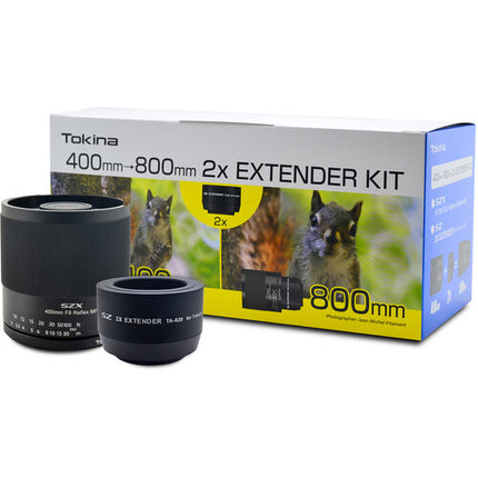 Tokina SZX 400mm f8 Teleobjetivo Reflex MF Full Frame con Extensor 2x para Nikon Z