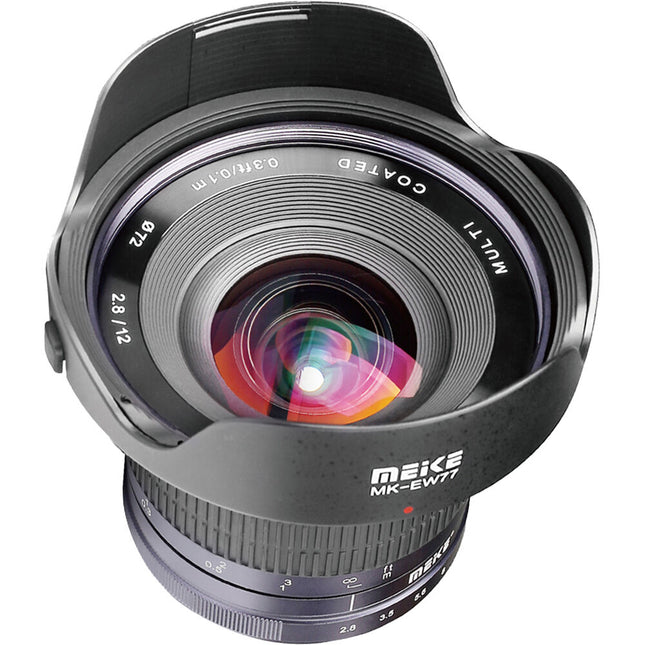 Meike MK-12mm f/2.8 Lente para Sony E APS-C Metal y Foco Manual