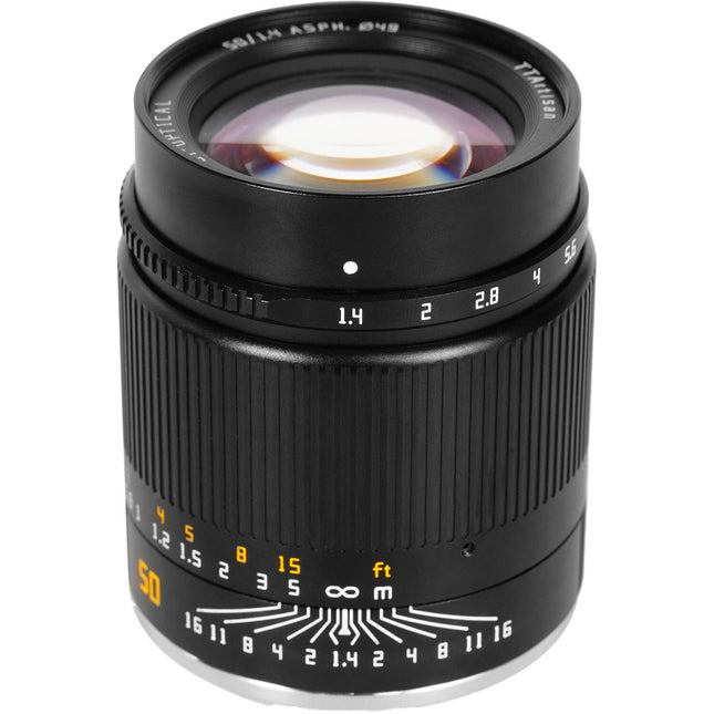TTArtisan 50mm f1.4 lente manual para Sony E formato Full Frame f1.4-16