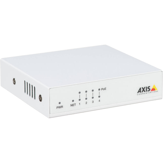 Axis Communications D8004 Switch PoE No Gestionado 4 Puertos 60W Energía