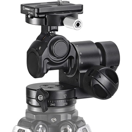Sunwayfoto GH-PROIIS Cabezal de Trípode Engranado 4.1 Pulgadas 8.8 lb Capacidad