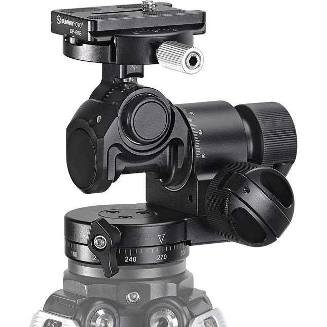 Sunwayfoto GH-PROIIS Cabezal de Trípode Engranado 4.1 Pulgadas 8.8 lb Capacidad