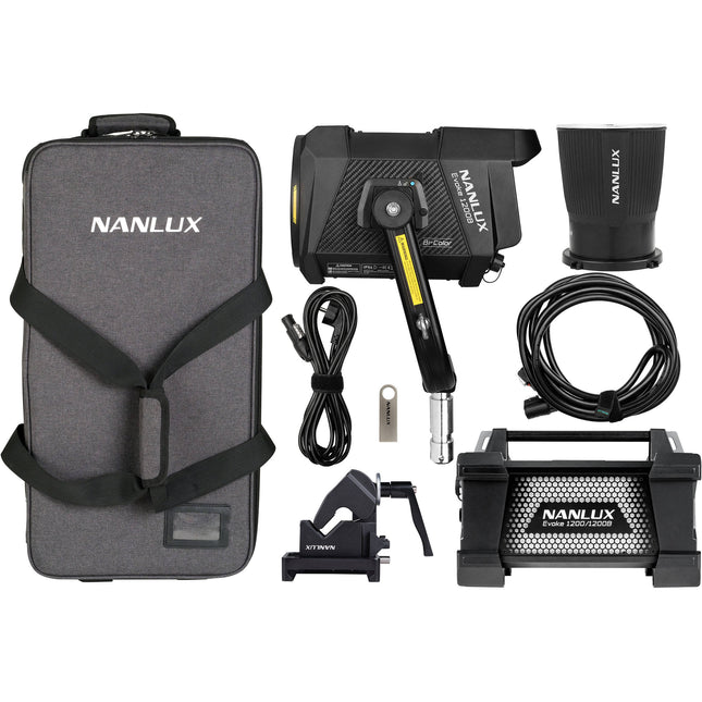 Nanlux Evoke 1200B Proyector LED bicolor 61030 Lux 5600K con maleta trolley