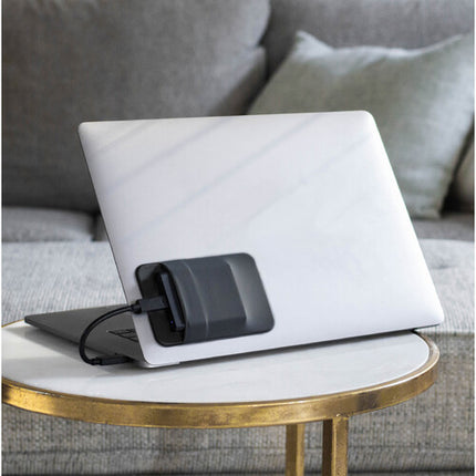 Max Huggins Slipdrive funda pequeña negra con elástico y adhesivo 3M para SSD externa