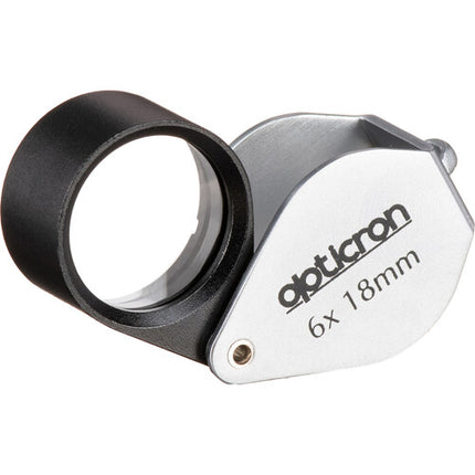 Opticron 6x Lupa Plegable de Inspección Metal con 2 Lentes Vidrio