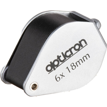 Opticron 6x Lupa Plegable de Inspección Metal con 2 Lentes Vidrio