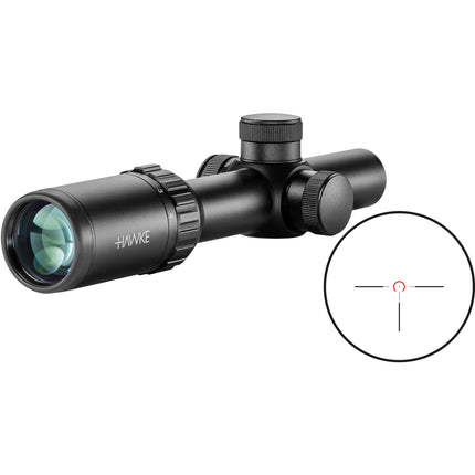 Hawke Sport Optics 1-4x20 Vantage IR Visor con Retícula Iluminada y 110 MOA