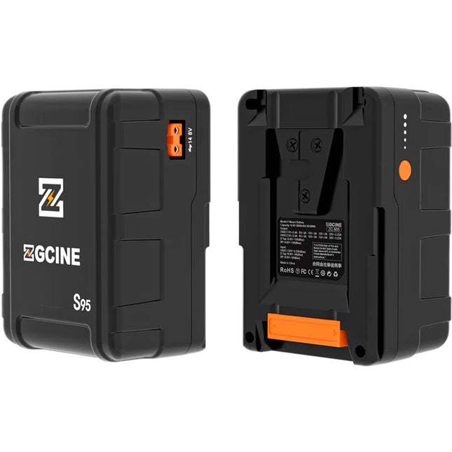 ZGCINE S95 Batería V-Mount 98.68Wh 6600mAh con Salidas USB-C D-Tap