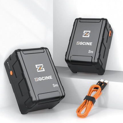 ZGCINE S95 Batería V-Mount 98.68Wh 6600mAh con Salidas USB-C D-Tap