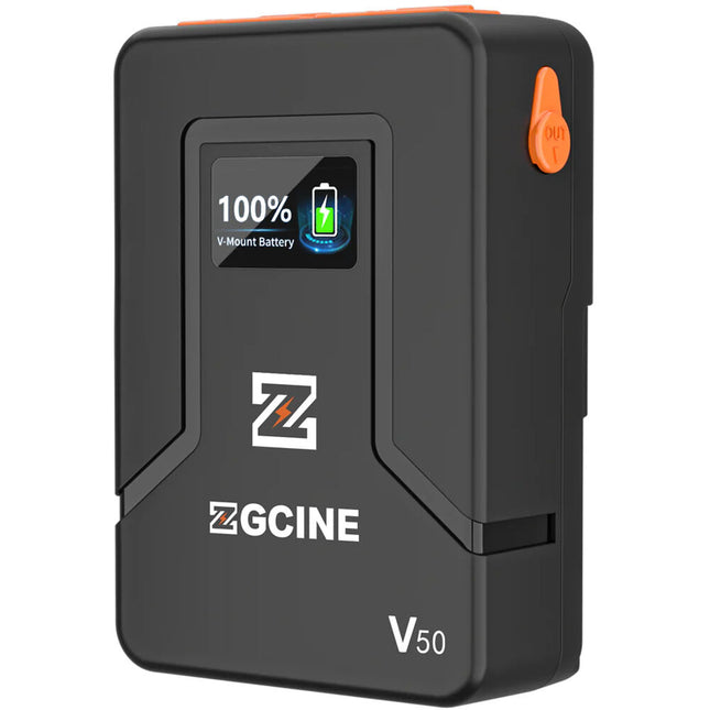 ZGCINE ZG-V50 Batería V-Mount 50Wh Compacta 14.8V con Carga Rápida PD
