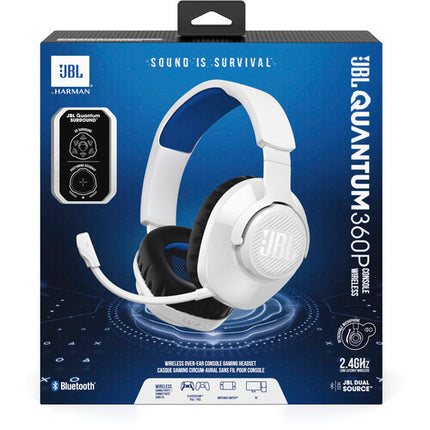 JBL Quantum 360P Auriculares Gaming Inalámbricos Over-Ear 40mm 26h Batería