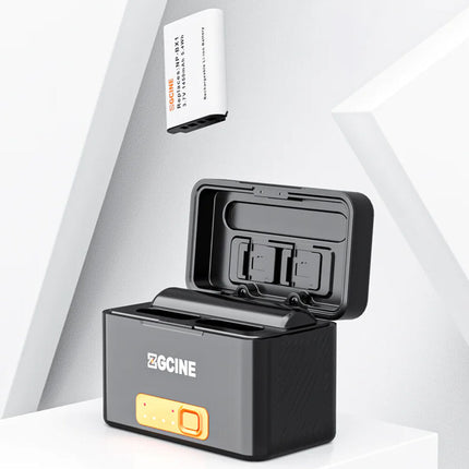 ZGCINE Funda de carga para batería Sony NP-BX1 con 2 ranuras y 5200mAh
