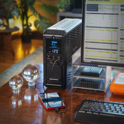 CyberPower CP1350AVRLCD3 UPS inteligente 1350 VA 850 W 1500 julios protección