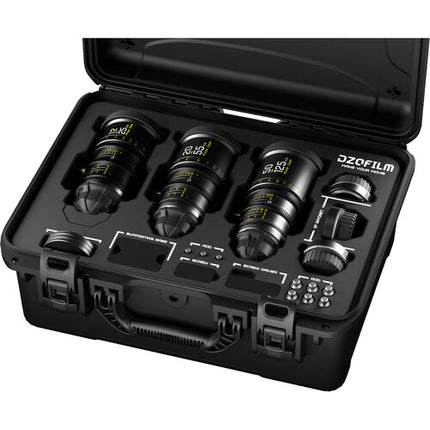 DZOFilm Pictor T2.8 Super35 Kit de 3 Objetivos Zoom 12-25mm 50-125mm