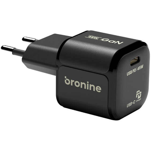 bronine 45W Cargador USB GaN con 1 Puerto EU PPS y Chip Inteligente
