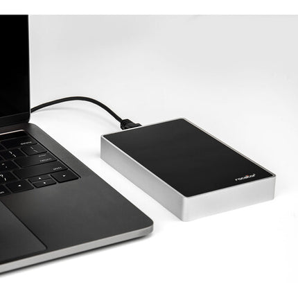 Rocstor 1TB Rocsecure EX32 SSD portátil cifrada USB 3.2 Gen 1 con 3 llaves Token y doble cable USB-C