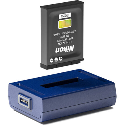 bronine Kit de Carga de Batería para Nikon EN-EL12 Compacto Ligero