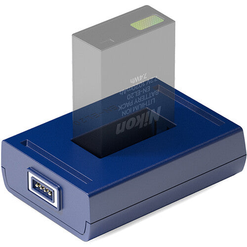 bronine Kit de carga para baterías Nikon EN-EL20 y EL20A compacto ligero