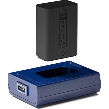 bronine Kit de Carga de Batería para Sony NP-FW50 Diseño Magnético Compacto