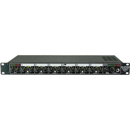 Drawmer DA6 Amplificador de Distribución Balanceado 1x6 Salidas Estéreo