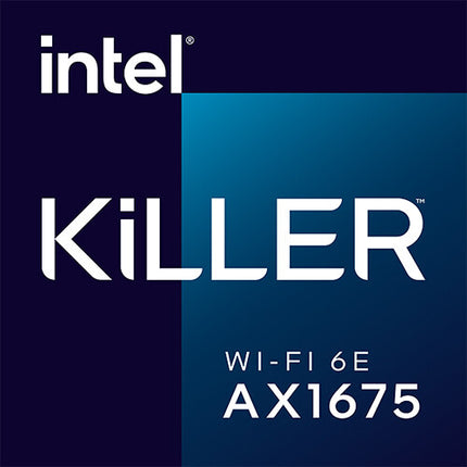 Intel Killer AX1675 Tarjeta Wi-Fi 6E Bluetooth 5.3 PCIe 2.4 Gb/s