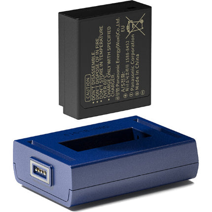 bronine Kit de Carga de Batería para Panasonic DMW-BLG10E Ligero Compacto