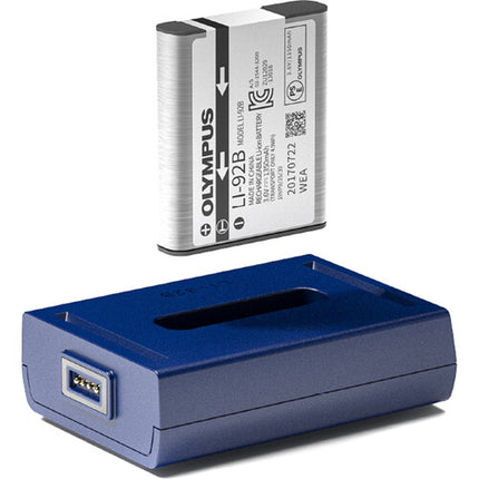 bronine Olympus LI-92B Kit de carga de batería para cámara diseño compacto magnético